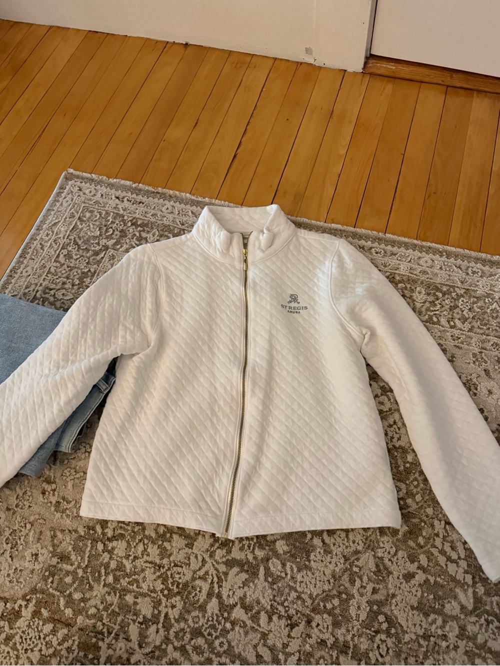 St. Regis Aruba White Zip Up